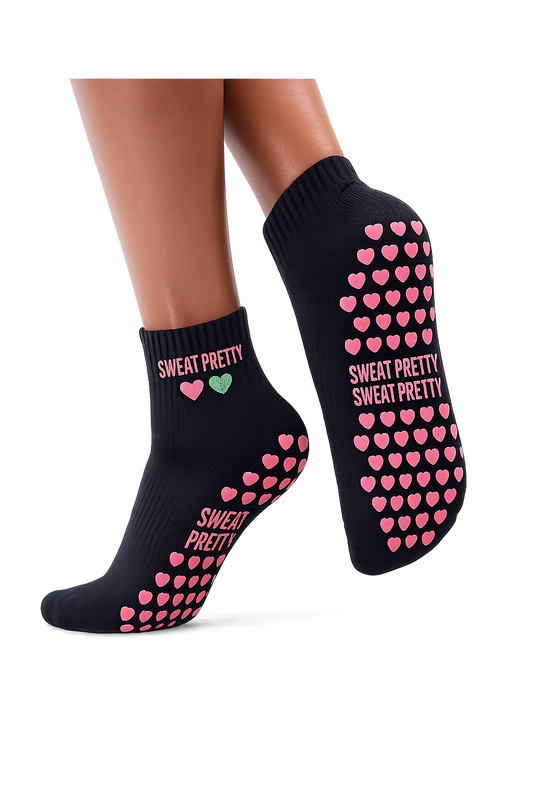 SWEAT PRETTY™ Sisterly Love Grip Socks