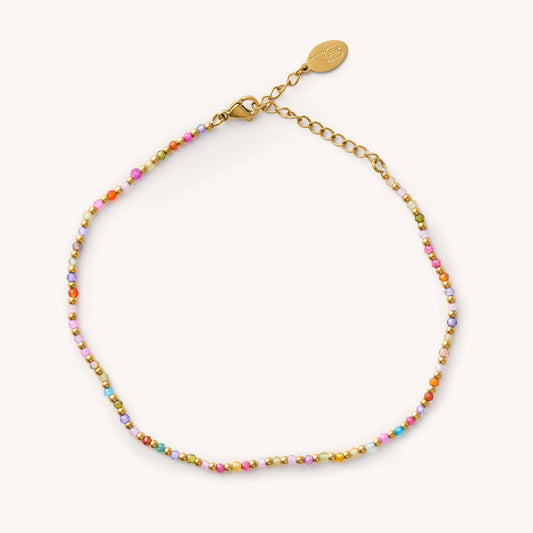 Multi Beaded Anklet